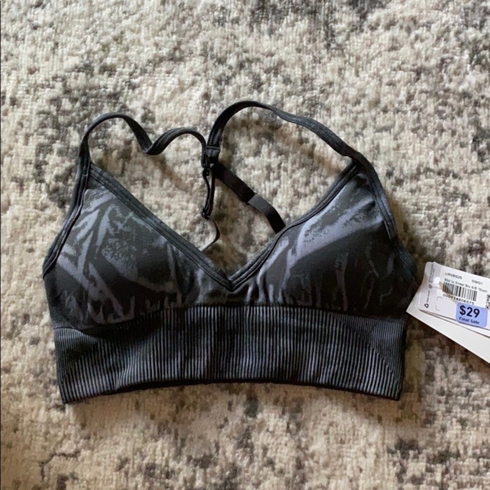Size 2 lululemon “to dye for” bra.